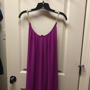 Fuchsia maxi dress
